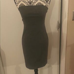 GAP Charcoal Strapless Dress